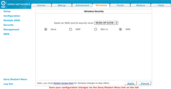 Internode :: Support :: Guides :: Wireless Guides :: OPEN Routers